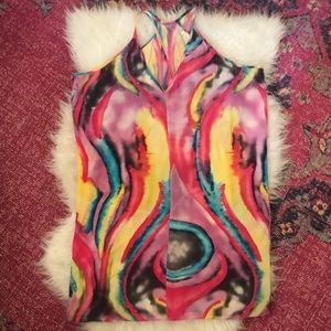 Rory Becca 100% Silk Tie Dye Dress
